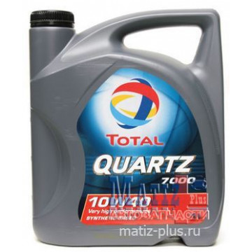 Масло моторное полусинтетическое Total Quartz 7000 10W40 4 л. 